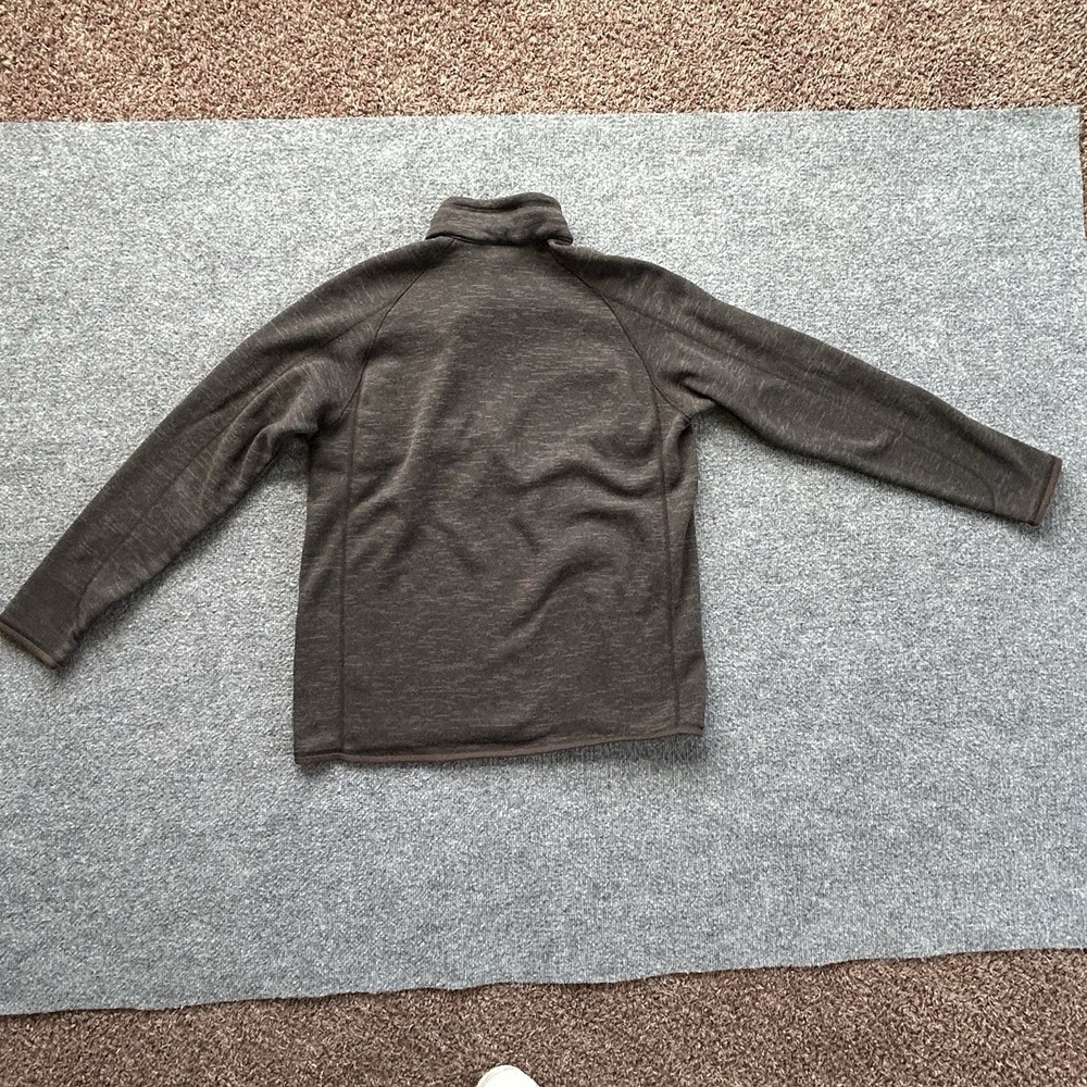 Patagonia‎ Jacket Mens Medium Brown Better Sweater 1/4-Zip Pullover Fleece - Picture 7 of 11